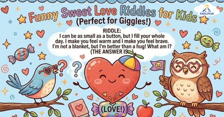 Love Riddle Answer 150 Sweet Love Riddles for Kids: Cute, Funny & Heartwarming
