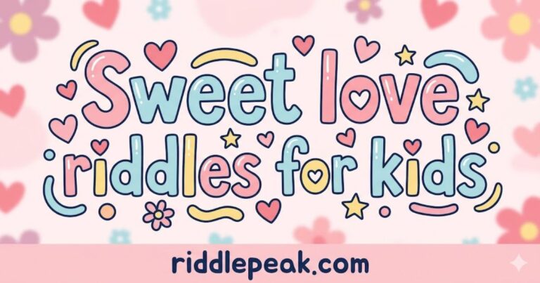 love riddles for kids