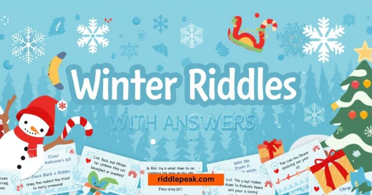 Winter Riddles With Answers