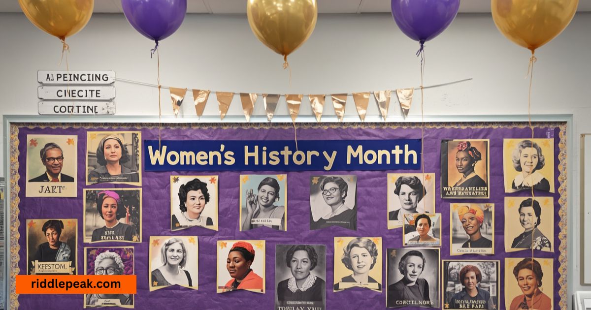 Women's History Month riddles for kids March classroom