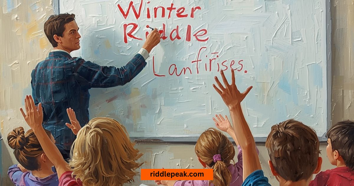 winter riddles for kids brain development classroom